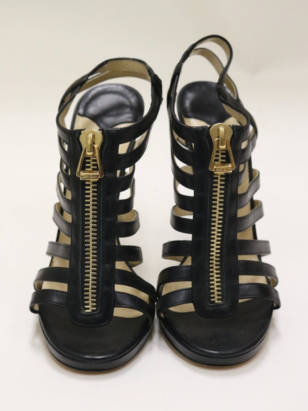 Jimmy Choo Black Size 39.5 Zip Front Pumps